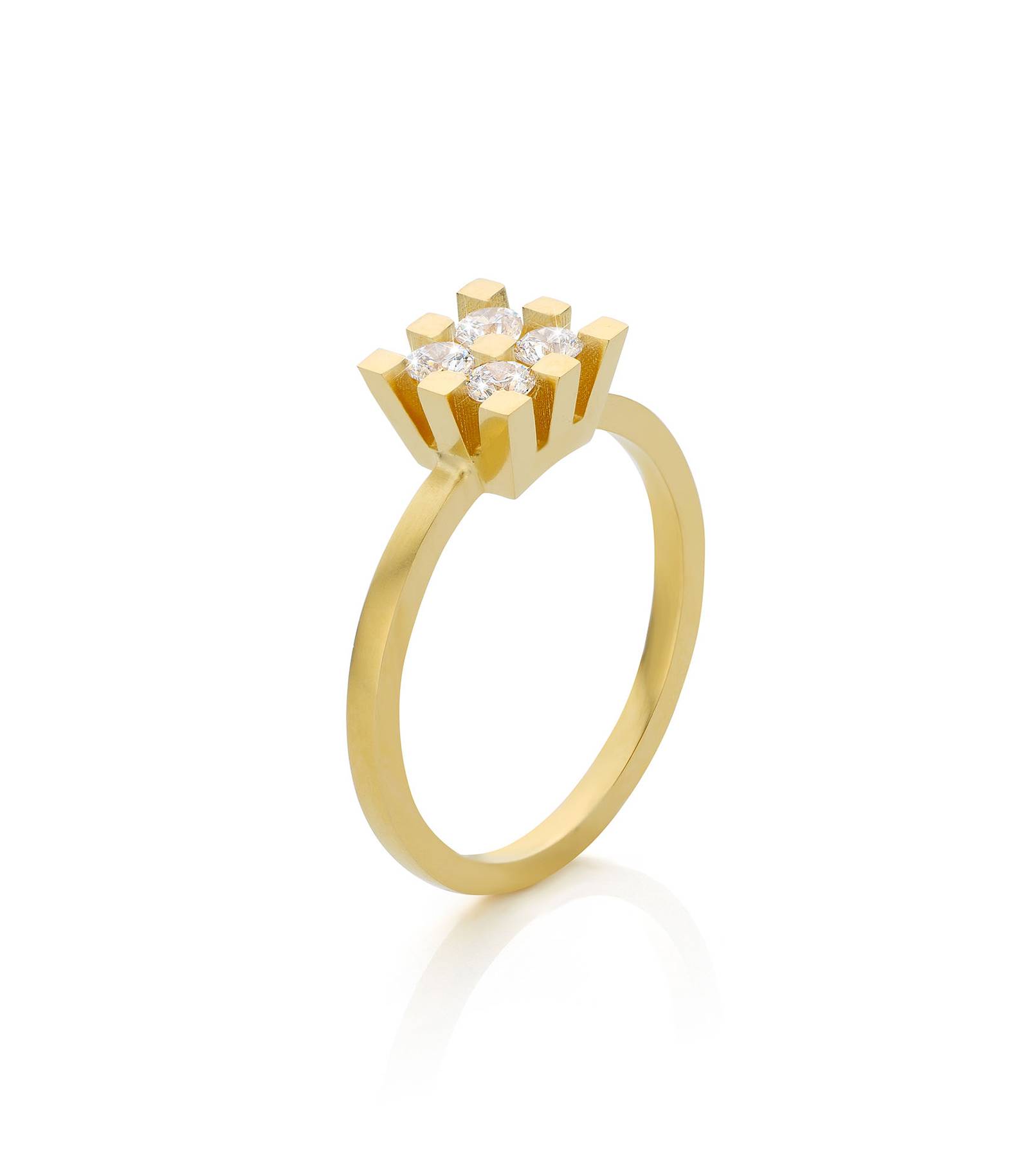 18k White Gold Small Diamond Ring Design For Cute Diamond Clarity: Fl at  Best Price in Jaipur | Valentine Jewellery India Pvt. Ltd.